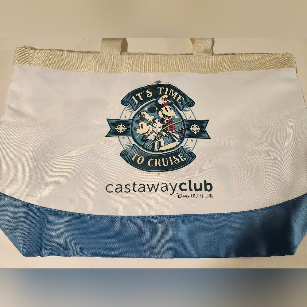 Disney Cruise Line Castaway Club Tote Bag It’s Time To Cruise Magic 2024 - Picture 2 of 9